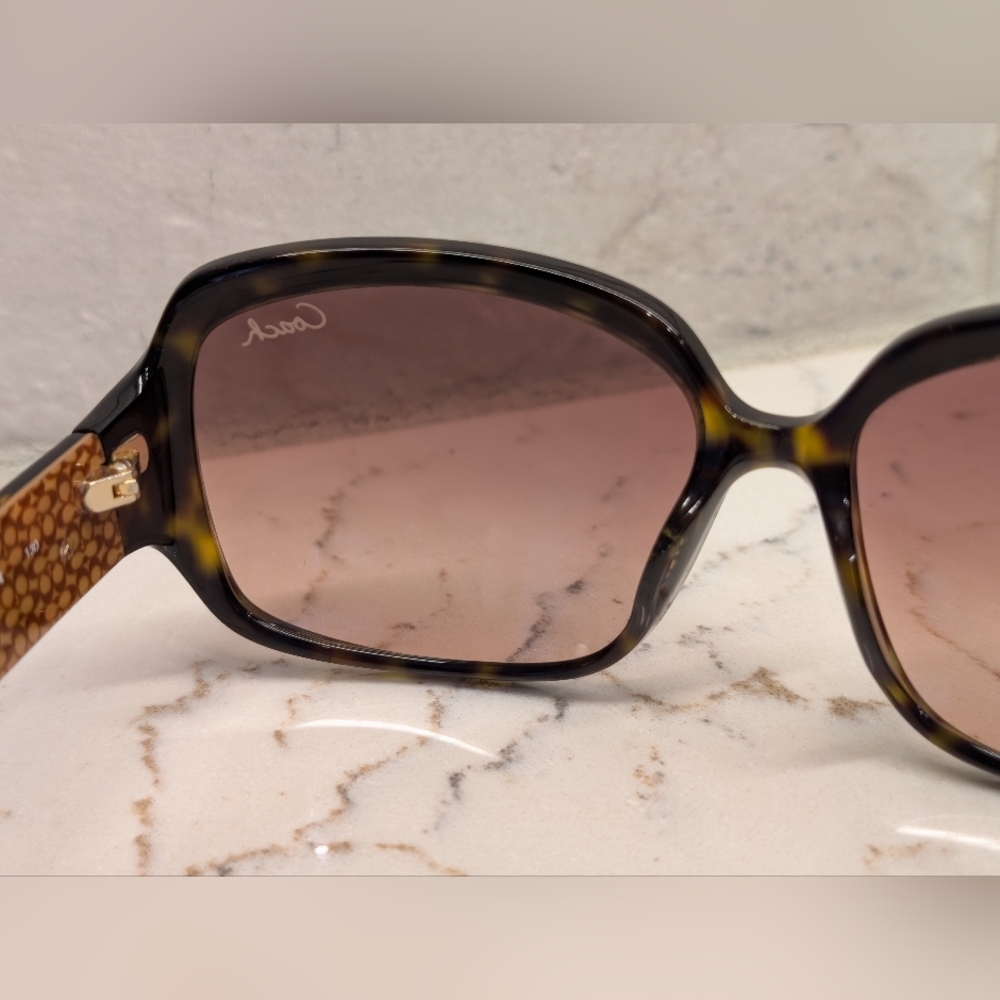 Coach Sunglasses - Brown Tortoise GUC - Picture 11 of 15